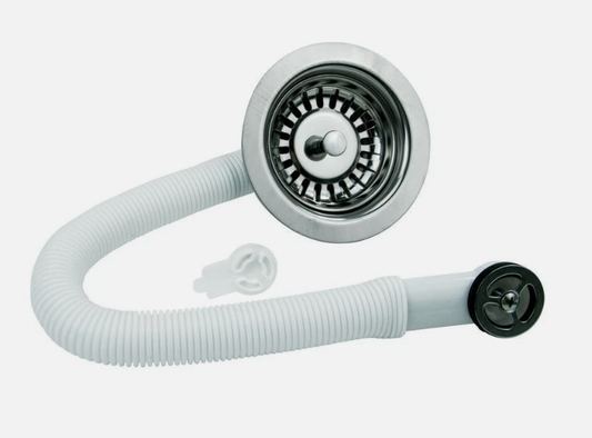 Stainless Steel Single Bowl sink Strainer Waste Kit 114mm